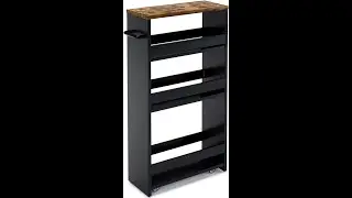 MARTY Slim 4-Tier Utility Cart Review - Pros & Cons - rolling storage cart