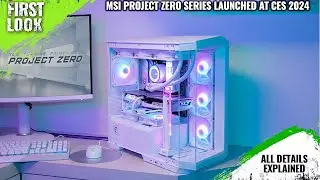 MSI PROJECT ZERO Series Launched At CES 2024 With New MEG MAESTRO 700L PZ, MAG PANO M100 PZ Chassis