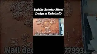 Exterior Wall Mural Design #buddha #mural