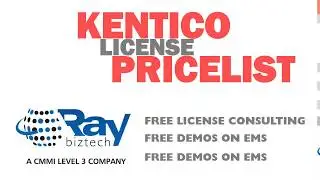 Kentico License Pricing, Consulting, Demo Tutorial