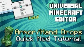Как использовать мод Armor/Hands Quick в Universal Minecraft Editon (v1.3.2)