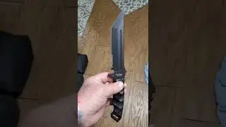 MOST TACTICAL BLADE I HAVE??!? #edcknife #bushcraft #survivalknife #shorts #short #tactical #edc