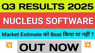 Nucleus Software Q3 Results 2025 🔴 Nucleus Software Results 🔴 Nucleus Software Share Latest News