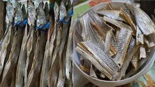 ఎండు చేపలు శుభ్రం చేసి నిల్వచేయు పద్దతి dryfish cleaning cutting store process by Princess's Kitchen