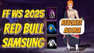 🔥CORRE! VAZOU 3 CODIGUIN INSANOS SAMSUNG, RED BULL E FFWS 2025!