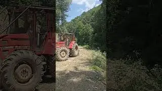 Winching logs # Vitlanje Trupaca #Same Laser @nenadsavic2644