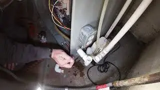 Viper pan and drain treatment doing its thing. Getting a furnace going again #hvaclife #hvactech
