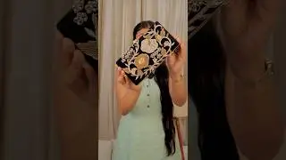 Embroidered Hand Clutches Under ₹400 From Meesho😱#meeshofinds  #meesho #handbags #clutch #bag #ootd