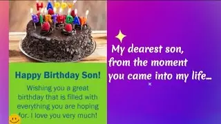 #happy birthday dear son 2025#birthday wishes