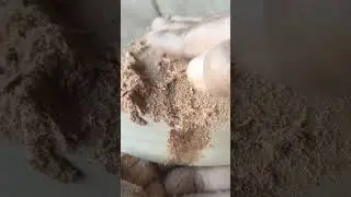 Clear glue mixing wood powder #short #shorts