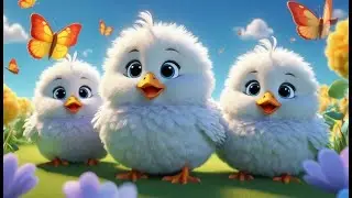 Fluffy Chicks Go Cheep Cheep Cheep | English Nursery Rhyme | Kids Songs | Baby Music