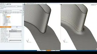 Fidelity CFD - Defining a blade fillet from CAD