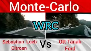 WRC.   Monte Carlo  (Sebastian Loeb. Ott Tanak)