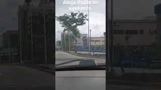 Scanty Abuja road on weekend. #youtubeshorts #reels #viral #trend #abuja #nigeria #shortvideo #car