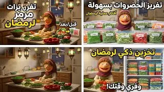 مرمر والمطبخ في مهمة رمضانية مستحيلة 😂 تفريزات قبل الصيام! 