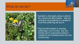 Veterans, First Responders, Frontline Medical Staff and Suicide: What you Need to Know
