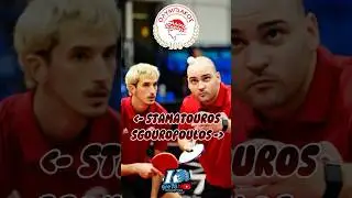 Unbelievable Doubles Action Sgouropoulos and Stamatouros INSANE Winner Shot in Table Tennis 🔥