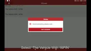 X-431 | Nissan Sentra: Security Alarm SET | LAUNCH