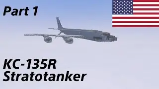 How To Build The KC-135R Stratotanker In Minecraft (1.5:1) Part 1