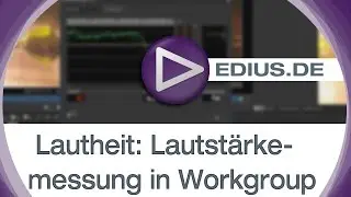 EDIUS Podcast - Lautheit: Lautst&auml;rkemessung in EDIUS Workgroup