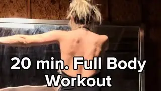 20 min. Full Body Workout for Women (low impact, at home) 