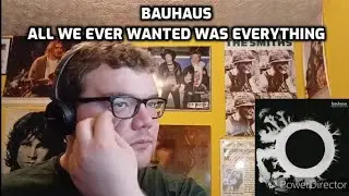 Bauhaus - All We Ever Wanted Was Everything | Reaction!
