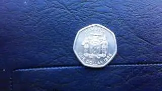 Coins : Jamaican One Dollar 1996 Coin