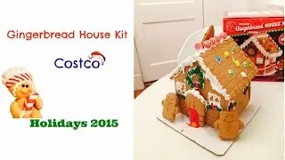 Gingerbread House Kit from Costco {Unboxing & Decorating} #gingerbreadhouse #christmasactivities