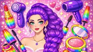 ♥️Paper DIY ♥️ASMR♥️ | Dirty to Clean Paper Doll | Satisfying ♥️Paper Facial♥️Blind Bag / KPOP Story