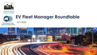 EV Fleet Manager Roundtable | 10202020