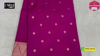 ✨EXCLUSIVE Half & Half Butta Silk Crepe Saree with a rich pallu for that perfect festive grand look!
