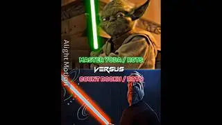Yoda vs Count Dooku #starwars #edit #vs