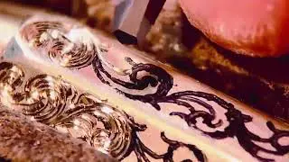 sharp pencil  『 KAWECO SPECIAL arabesque 』hand engraving Burin シャープペンシル　ビュラン 彫金 彫刻 手彫り  カヴェコ スペシャル