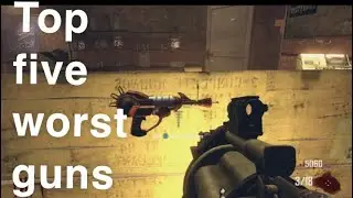 Top 5 WORST guns In COD zombies history
