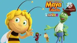 LA GRANDE ADVENTURE DE Maya L'abeille j Junior 8 Logo Intro K KINEMASTER: