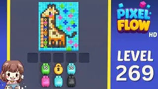 Pixel Flow Level 269 Solution Walkthrough