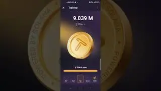 Join tap swap mining on Solana chain