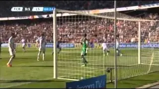 Davide Calla incredible goal Basel 4 - 2 Lausanne 18/05/2014