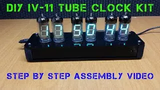 DIY IV-11 VFD Tube Clock Kit From Banggood