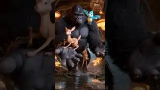 King Kong Helps a Squirrel -  #monsterrescue #marvel #kingmonster #avengers #movie #hulk