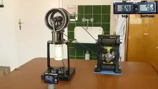 Sterling motor as a Sterling cooler