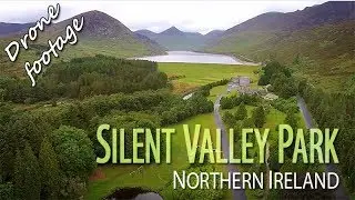 Silent Valley Park, Northern Ireland. Drone Footage