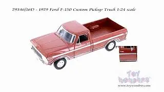79346/16D Showcasts Collectibles - 1979 Ford F-150 Custom Pickup Truck 1:24 scale