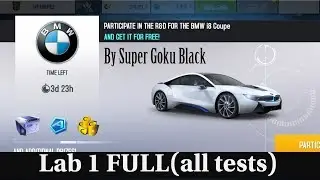 Asphalt 8: BMW i8 Coupe R&D - Lab 1 FULL