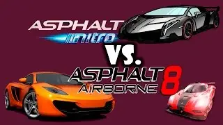 Сравнение Asphalt 8 vs. Asphalt Nitro