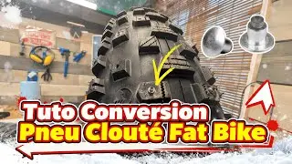 Fat Bike + Clous : Comment préparer ton vélo pour l’hiver ! 🛠️❄️