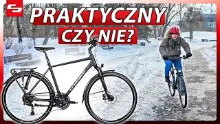 Rower, zima i miasto. Co może się nie udać? ❄️ Miejski test w -10°C | Unibike Atlantis 2026