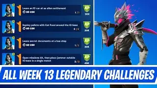 All Week 13 Legendary Quest Challenges Guide in Fortnite - Week 13 Quest in Chapter 2 Season 7