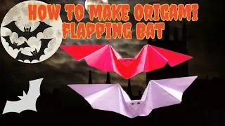 Create Your Own Flapping Paper Bat with Origami Techniques