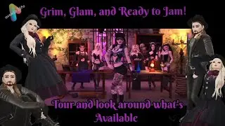 MelissjDiamonds Avakin: тур по Grim, Glam и Ready to Jam и что там есть